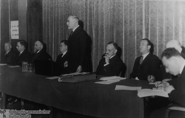 Sitzung des Präsidialausschusses der „Reichsvertretung der Deutschen Juden” in Berlin (1933)